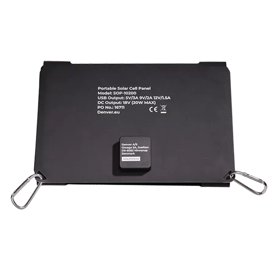 Denver Solcellepanel, 20W