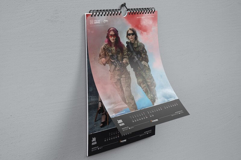 Gunfire Girls 2020 Kalender