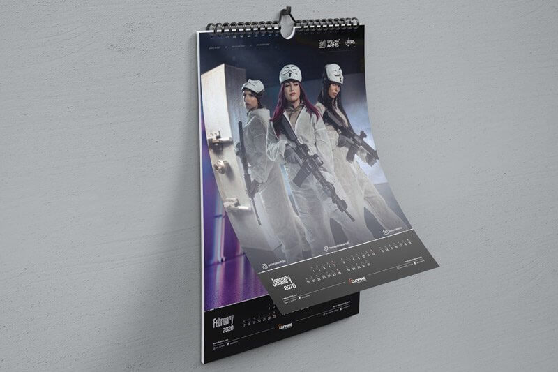 Gunfire Girls 2020 Kalender