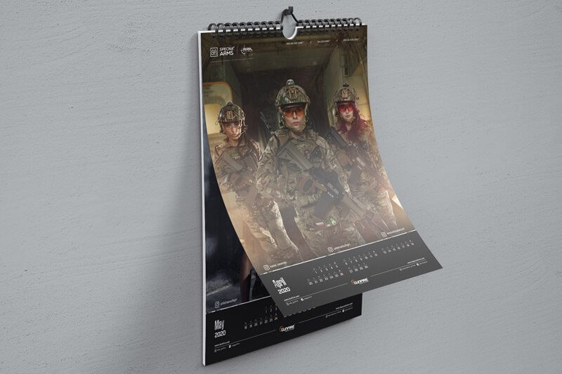 Gunfire Girls 2020 Kalender