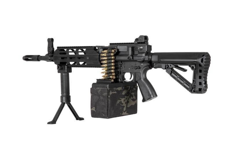 G&G CM16 LMG Stealth, Sort