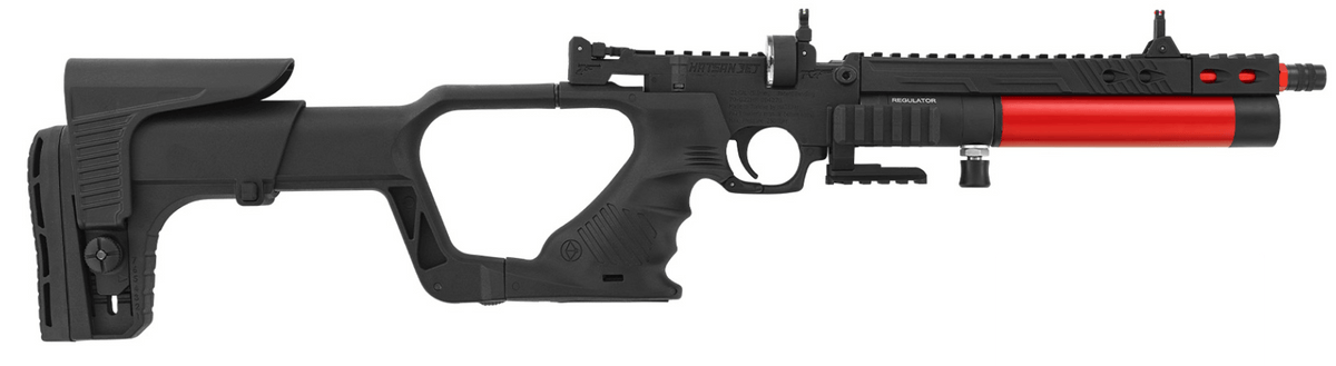 Hatsan Jet 1 RG Luftpistol PCP, 4,5 mm, Rød