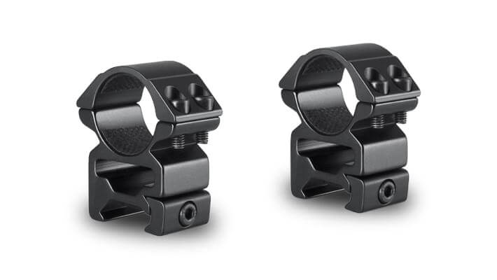 Hawke 1" Montageringe, Høj, Weaver/Picatinny