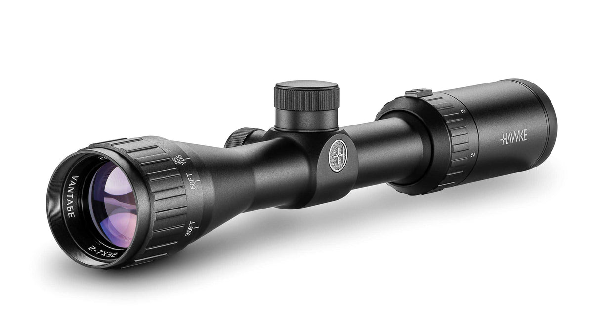 Hawke Vantage 2-7x32 AO, Mil Dot