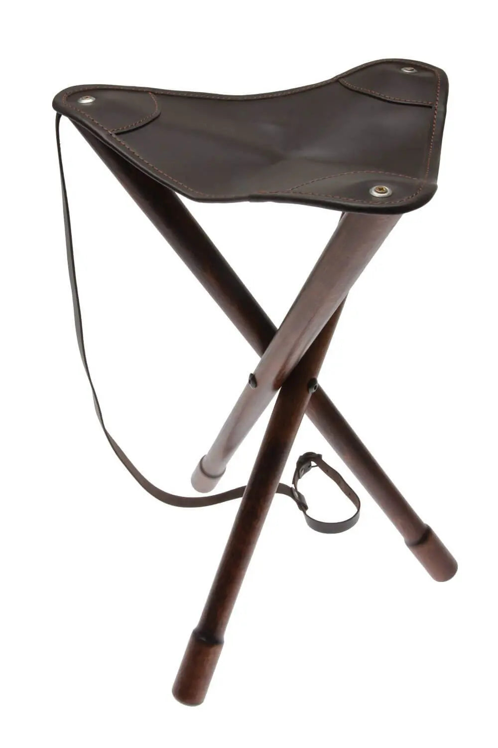 Hunters Choice 3-benet jagtstol med lædersæde, 50 cm
