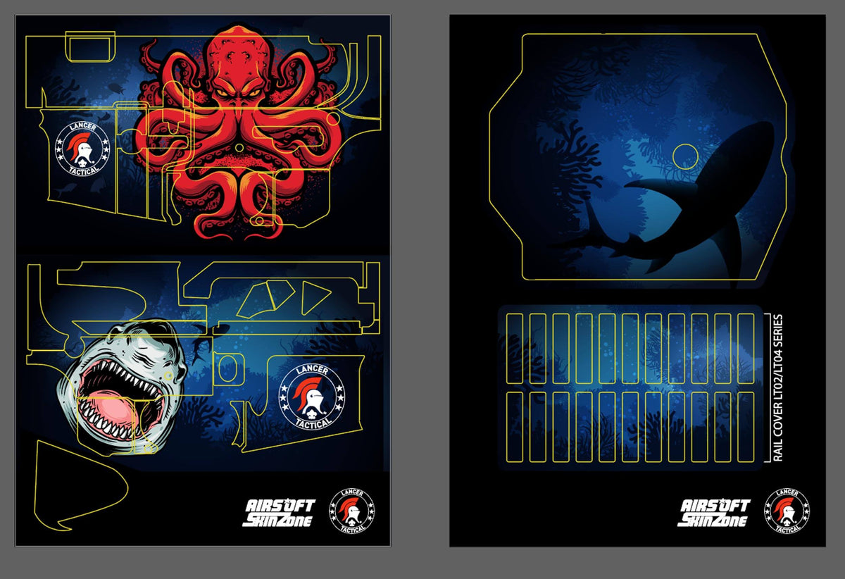 Lancer Tactical M4 Skin, Shark