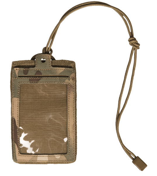 Mil-Tec ID Lomme med Lanyard, Multicam