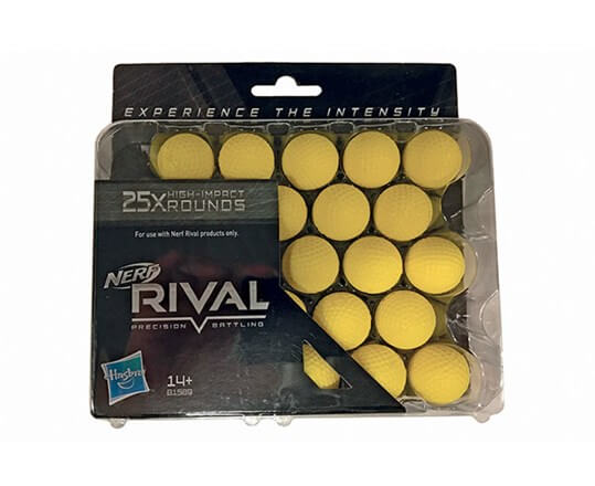 Nerf Rival Refill skumkugler, 25 stk