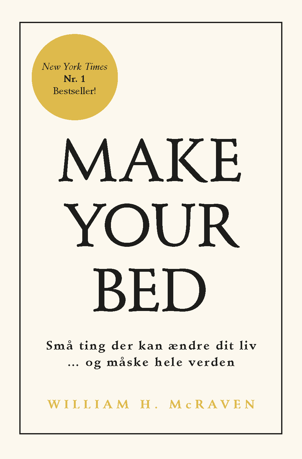 OCC, Make Your Bed, Bog af William H. McRaven