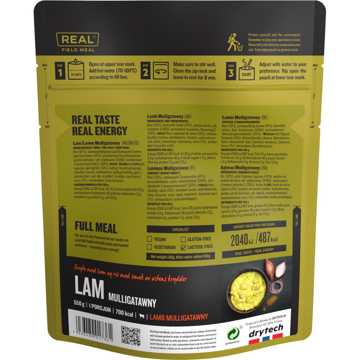 Real Field Meal, Lam Mulligatawny