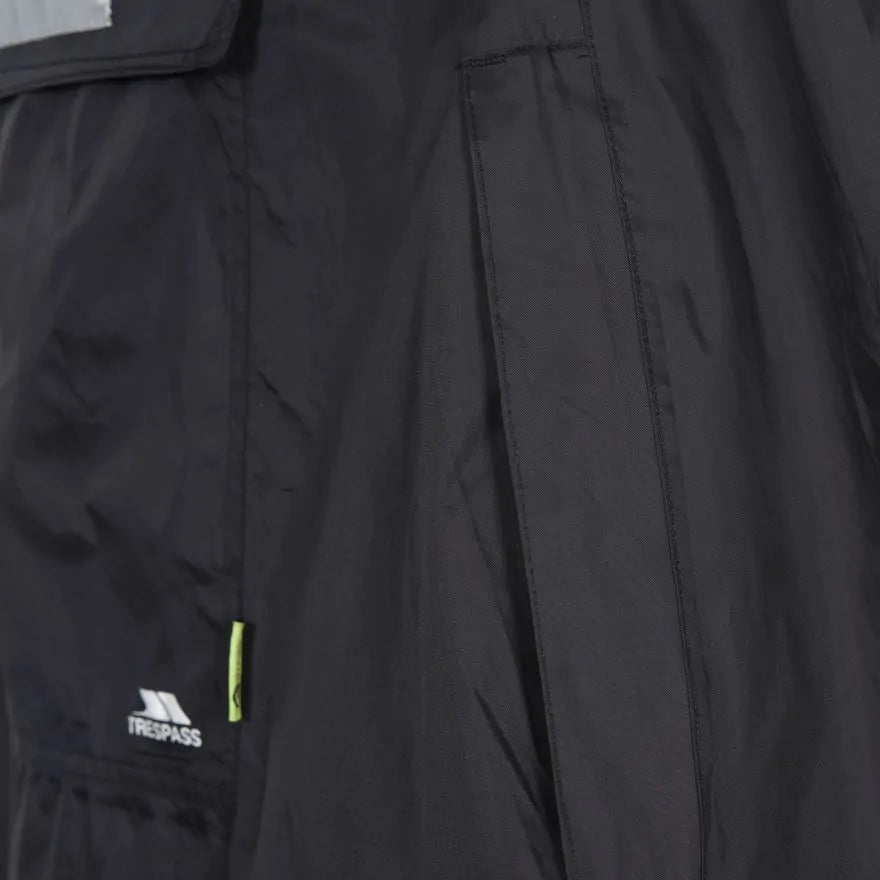 Trespass Qikpac Poncho, Sort