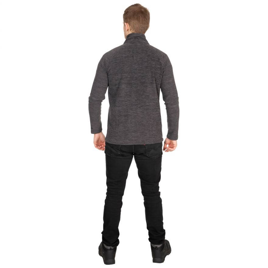 Trespass Veryan Herre fleece, Dark Grey Marl