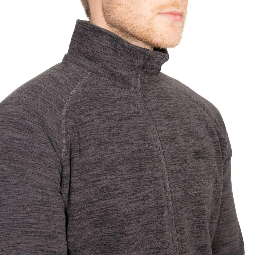 Trespass Veryan Herre fleece, Dark Grey Marl