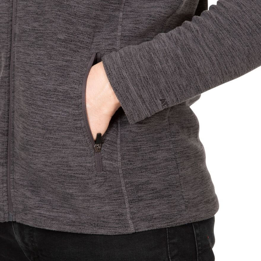 Trespass Veryan Herre fleece, Dark Grey Marl