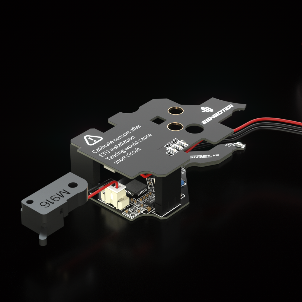 E-Shooter Kestrel V2 ETU/MOSFET med App, Ledning Bagud – billede 1