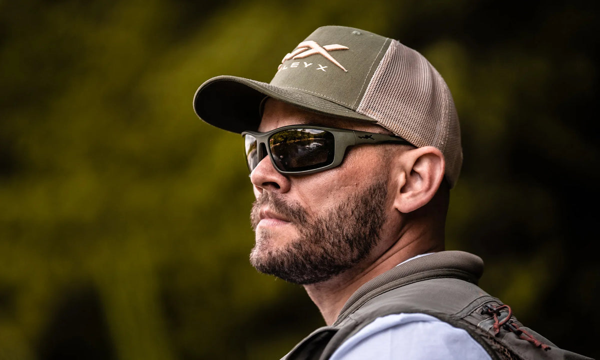 WileyX Snapback Kasket, Grøn/Tan