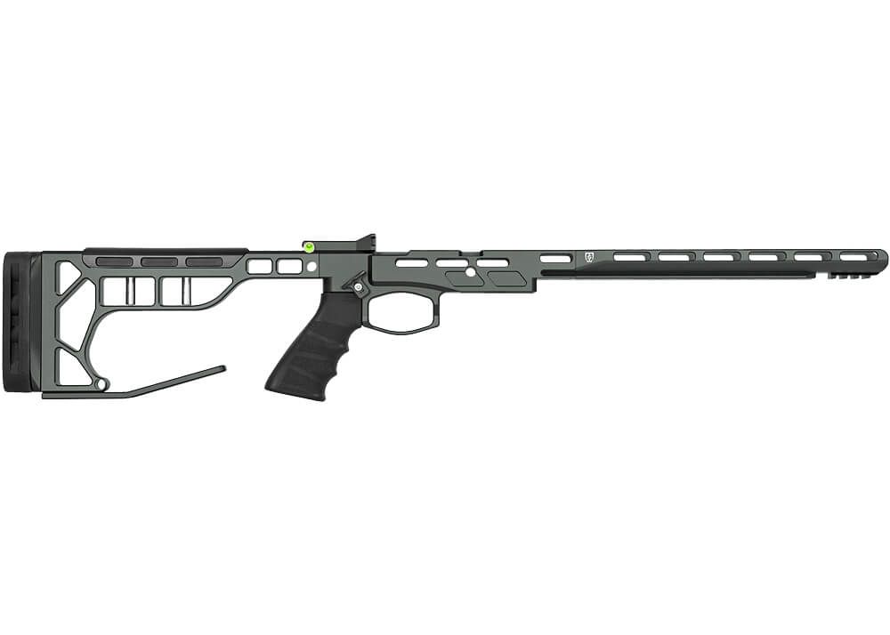 FX DRS MKII Sniper med Saber Tactical krop i grå aluminium, 4,5 mm PCP-luftgevær