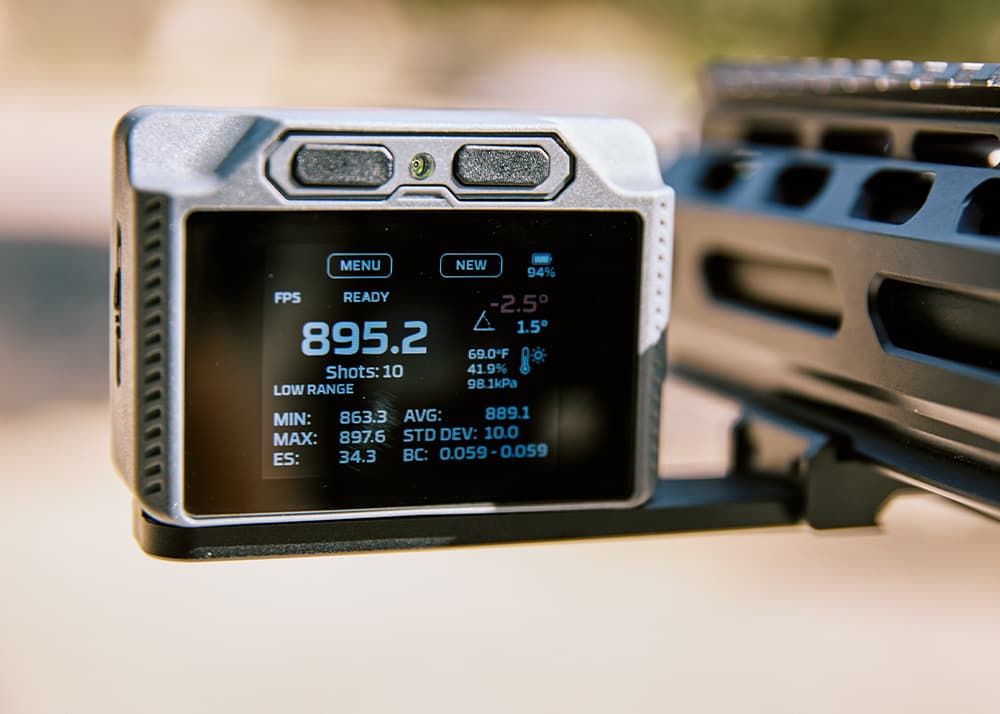 FX Pocket Chrono Pro Doppler-radarkronograf med 2 tommer display