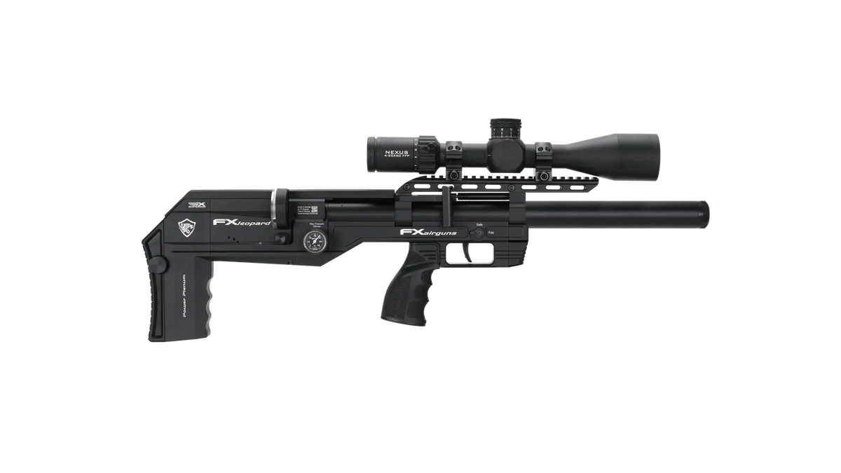 FX Leopard Compact Tube PCP-luftgevær i 4,5 mm, kompakt bullpup med 500 mm løb