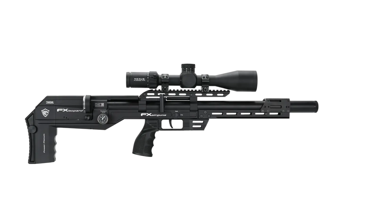 FX Leopard Standard PCP-luftgevær i 4,5 mm, bullpup med 600 mm løb