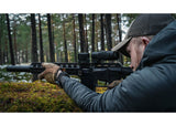 FX DRS Tactical 700 PCP-luftgevær i 4,5 mm med langt løb, UG-1 greb og Arca-Swiss-skinne