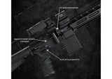 FX DRS Tactical 700 PCP-luftgevær i 4,5 mm med langt løb, UG-1 greb og Arca-Swiss-skinne