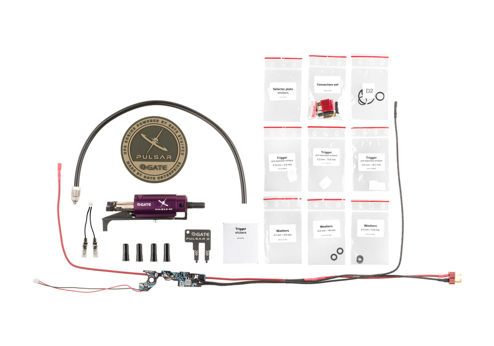 GATE Pulsar D Kit til V3, ASTER II Bluetooth, V3 Tappet Plate – billede 1