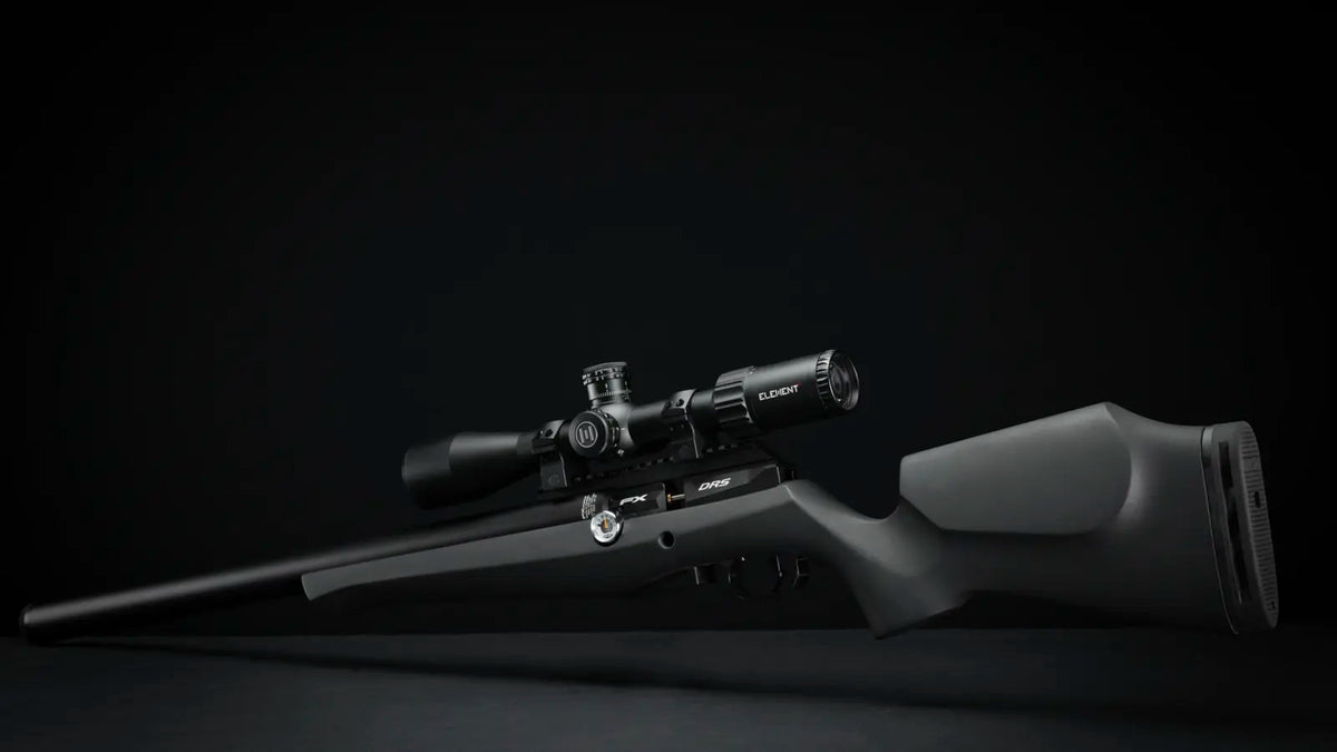FX DRS Classic Syntetisk 500 PCP-luftgevær i 4,5 mm med sort syntetisk kolbe og 500 mm løb